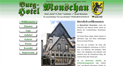 Desktop Screenshot of burghotel-monschau.de